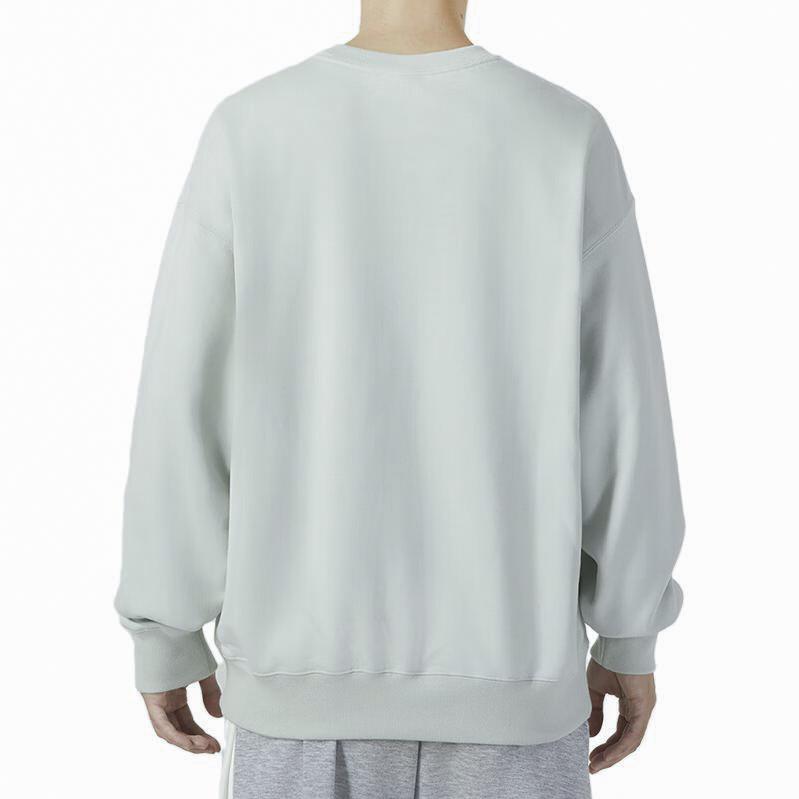 Nike Solo Swoosh Plain Logo Loose Fit Crew Neck Sweatshirt Men Sweatshirt Grey DX0812-034