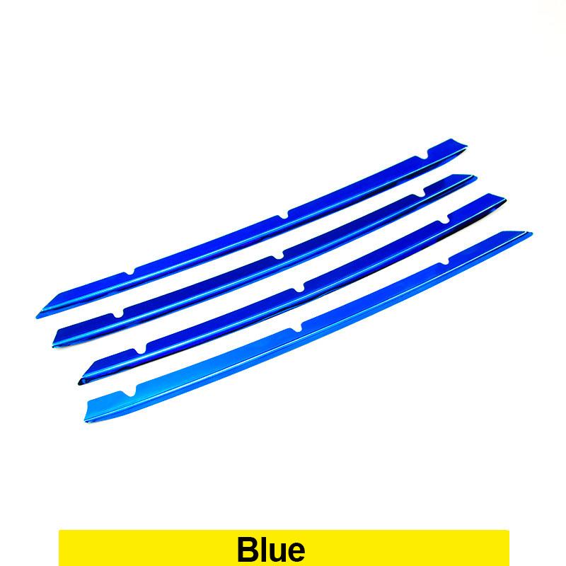 Stainless Steel Car Front Racing Grille Molding Lid Middle Net Covers Vent Trims Strip for Toyota Camry 70 XV70 2018