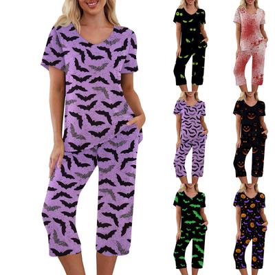 2 Piece Sets For Women Summer Short Sleeve Top And Pants With Pockets Workout Soft Sets