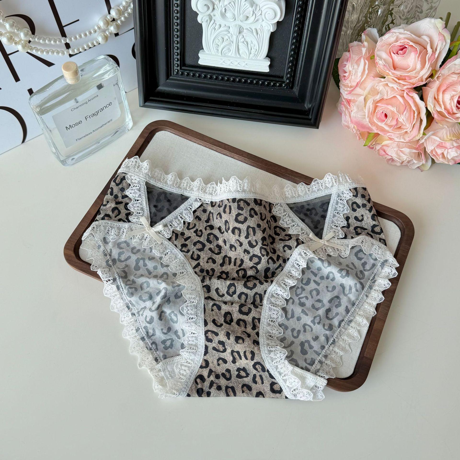 

Summer Island Sheer Lace Thong - Ultra-thin, Sexy, and Ruffled Ice Silk Panties for Women. One Size