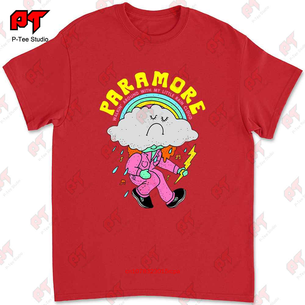 Paramore Hard Times Tshirt QKF1 S