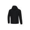 Li-Ning Fitness Series Solid Color Windproof Breathable Hooded Sports Jacket Men Jacket Black AFDU409-1