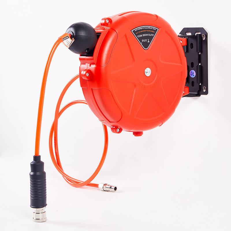 Wall Mounted Tracheal Coiling Device Automatic Retractable Pipe Reel Automotive Maintenance Beauty Tool