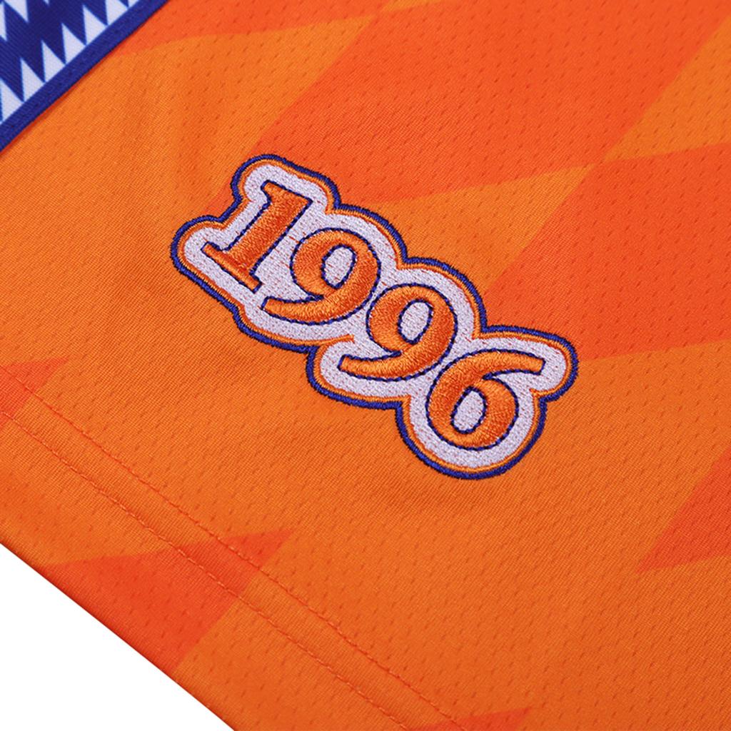 Li Ning CBA Series 24-25 Season Shanghai Jiushi Fan Edition Pullover Letter Print V-Neck Basketball Jersey Men jersey Sunshine-Orange AAYU519-1
