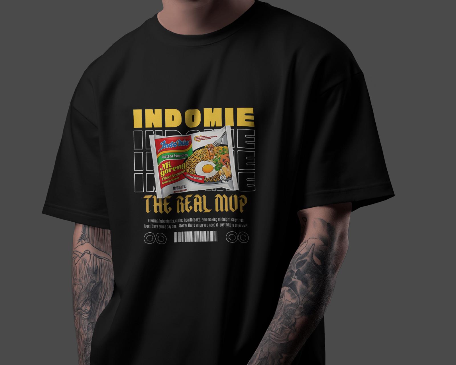 

Графическая футболка Indomie The Real MVP Мужские Женские Футболки Топ – Забавная Футболка для Любителя Лапши Унисекс – Фуди M