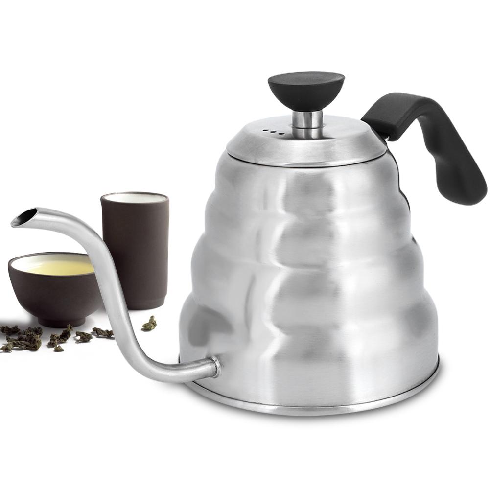 Stainless Steel Household Coffee Drip Gooseneck Kettle Pot Pour Over Coffee Kettle Teapot1200ml
