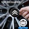 4pcs Car Wheel Hub Center Badge Caps Rims Series Wheel Covers Stickers For Citroen C2 C3 C4 C5 C6 C1 DS3 DS4 DS5 DS7 C4l Picasso