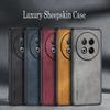 Luxury Sheepskin Leather Shockproof Silicone Case For Meizu Note 16 Note16 Pro Phone Case Cover Coque