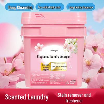 Luming Lan 5kg Laundry Detergent - Fragrant & Effective Stain and Oil Removal