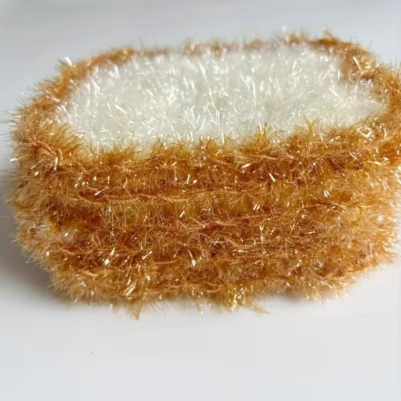 1/5pcs Household Fresh And Simple Dishcloth, Double-Layer Bread Wiping Cloth, Soft And Multifunctional Kitchen Cleaning Cloth