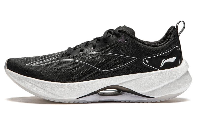 Li Ning Super Light 21 Fabric Low top BOOM Technology Long Distance Running Sprint Running Shoes Women s Black White ARBU002-39 39