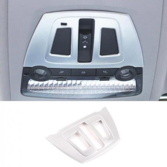 Panel Cover Fit For BMW 7 Series 2009-2015 Front Lamp Reading Light Matte Silver