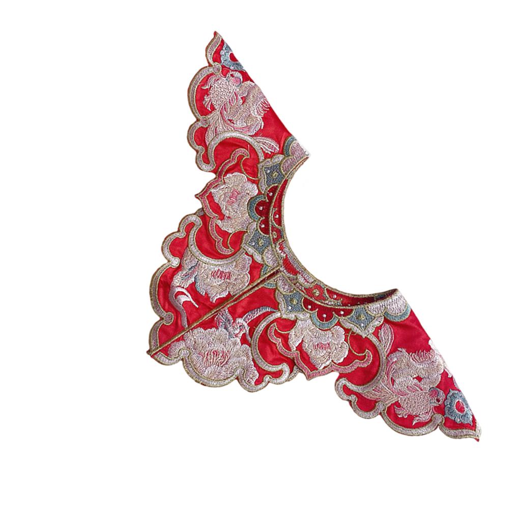 Elegant Embroidery Flower Decorative False Collar Female Sweater Shirt Dress Clothes Sewing Collar Shawl False Collar