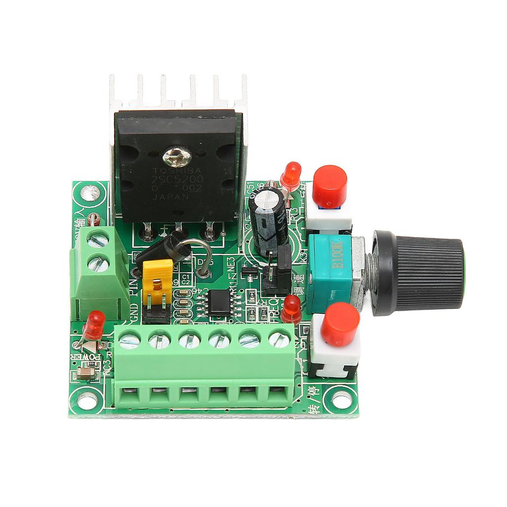 PWM Adjustable Stepper Motor Controller DC 5‑12V 15‑160V 3 Frequencies PCB Board Signal Generator Speed Regulator