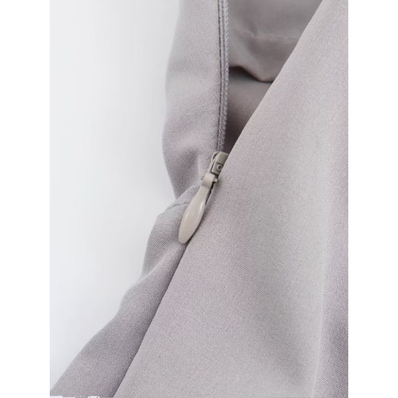 Kaslead New Arrival Women's Clothing Fashion Style Fashion Sweet Cool Style Halterneck V-Shaped Hem All-Matching Short Vest