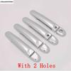Car Door Handle Cover Trim ABS Chrome Accessories For Nissan March Micra K12 Grand Livina L10 Note Versa Tiida C11 Latio Cube