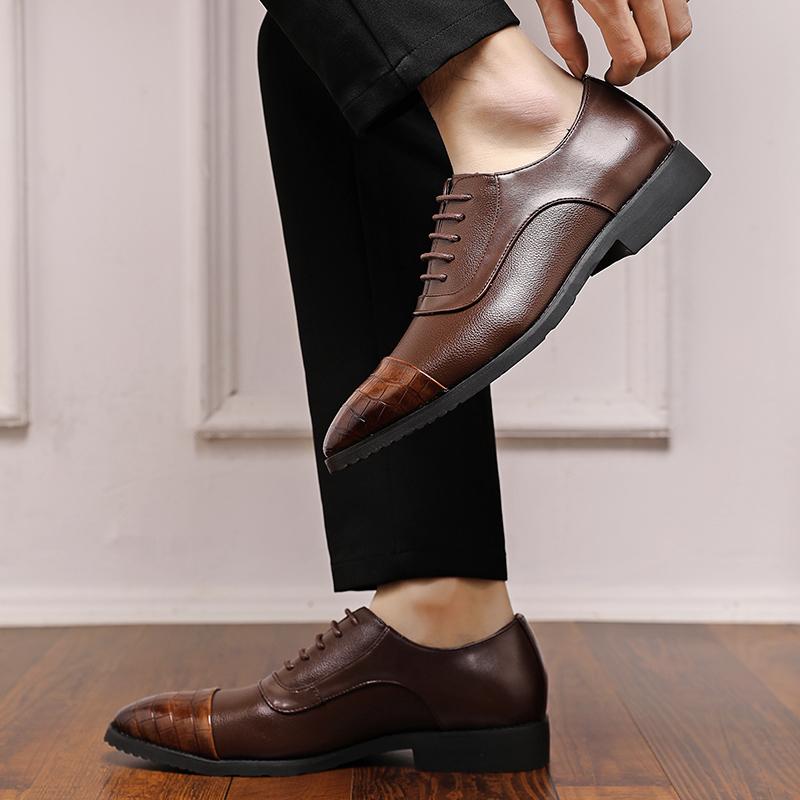 Herrenschuhe Schnürschuhe Oxford Schuhe Leder Brogue Herren Kleiderschuh Klassische Business Formelle Schuhe Herren Zapatillas Hombre große Größe 48