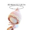 Winter Warm Newborn Fetal Hats Kids Tie Beanies Princess Lace Pointed Knitted Hat Toddler Soft Woolen Crochet Bonnet