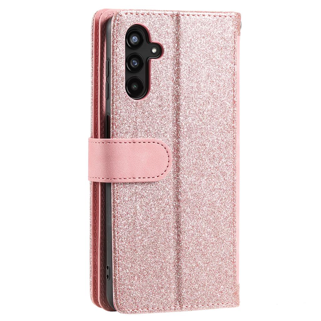 Pouzdro pro Samsung Galaxy A36 5G PU Kůže Kryt na telefon s peněženkou na zip 9 přihrádek na karty