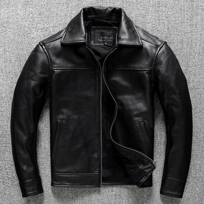 PU Leather Jacket Men's Business Casual Autumn and Winter Large Size Jacket
