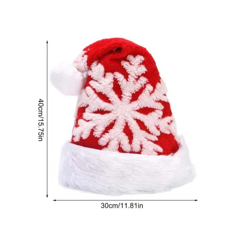 Party Supplies Pluffy Santa Hat Soft Xmas Cap New Christmas Plush Hat