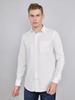Men Slim Fit White Shirt