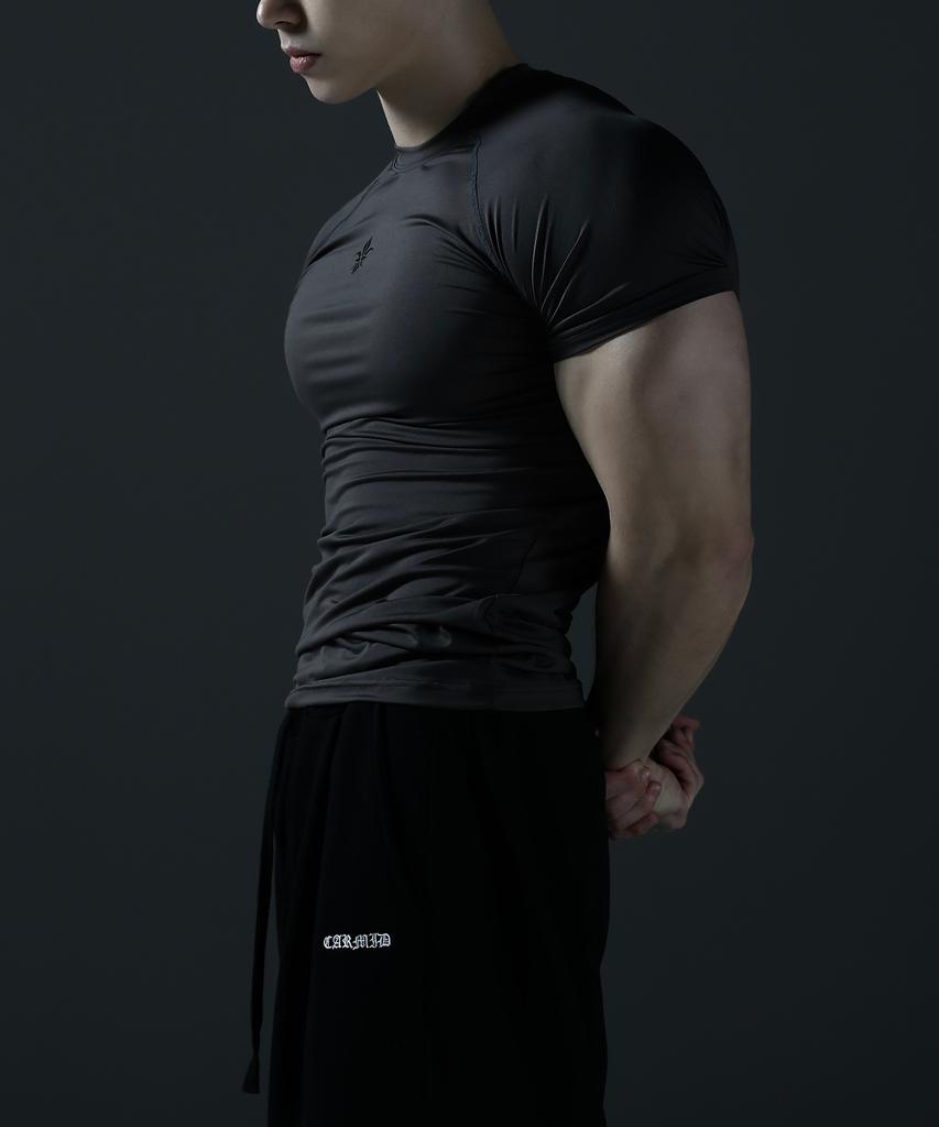 CARMID Compression Short Sleeve [Dark Gray]