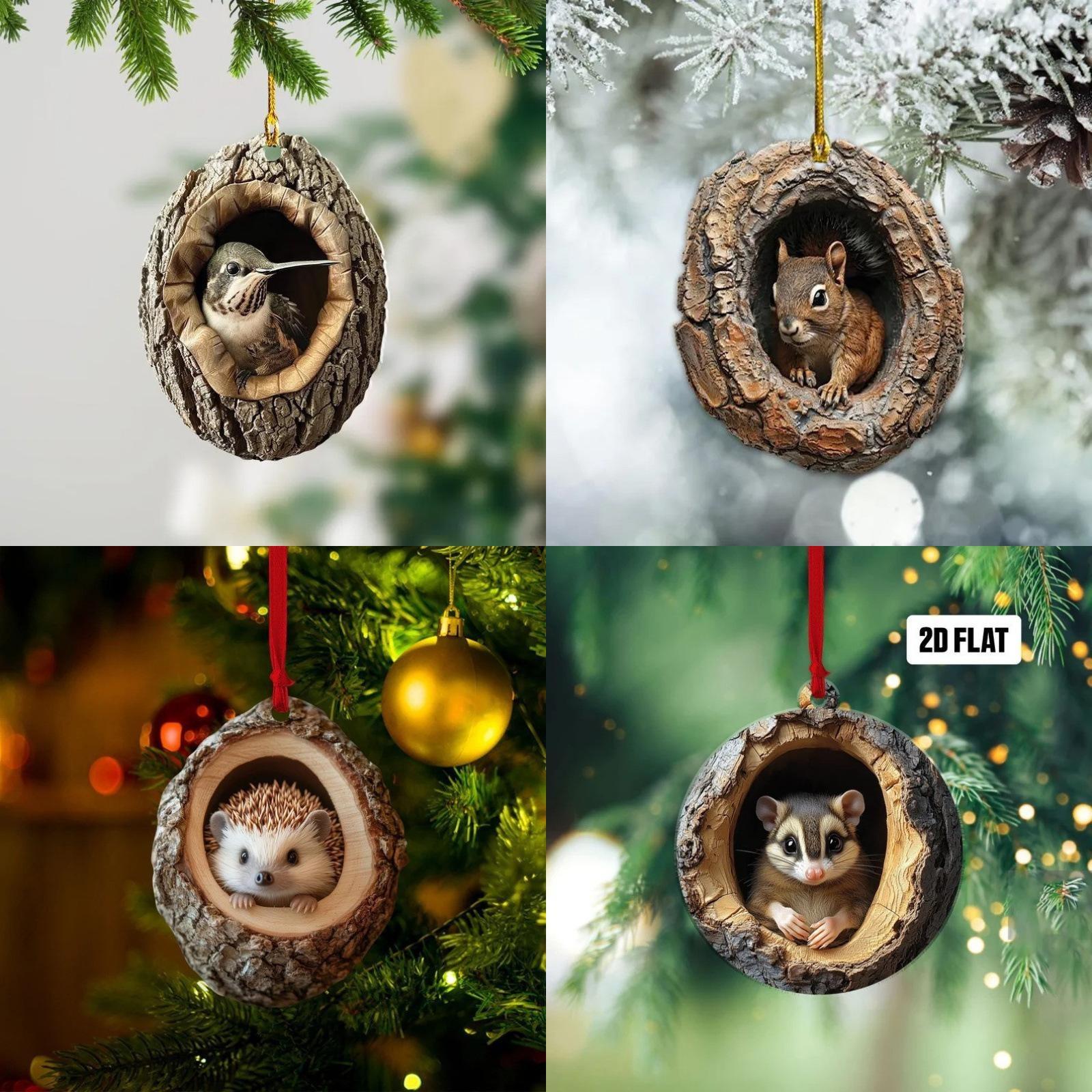 

Аксесуари для ключів із 2D милим акриловим плоским дзеркалом заднього виду коричневий