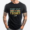 Just Put In A Ticket Fun Computer Help Desk It Tech Support Mens Clothing Plus Size Autumn Tshirt Tshirt Outdoor