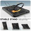 For Microsoft Surface Pro 12inch Case Silicone+PC Tablet Cover with Rotating Hand Grip Kickstand