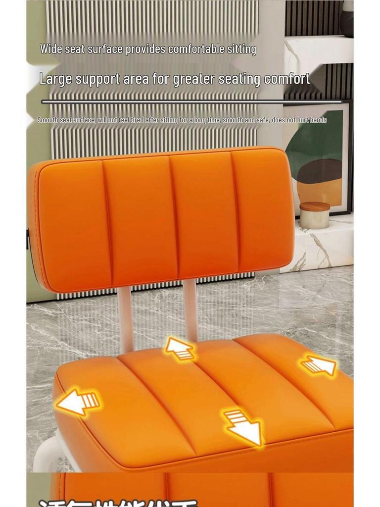 Universal Low Wheel Stool for Home with Thickened Material and Casters