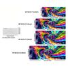 Buntes Psychedelisches Wirbel Fluid Art XXL Großes Gaming-Mauspad Rutschfestes Gummi-Tastaturpad Schreibtisch Büro Computer Schreibtischmatten