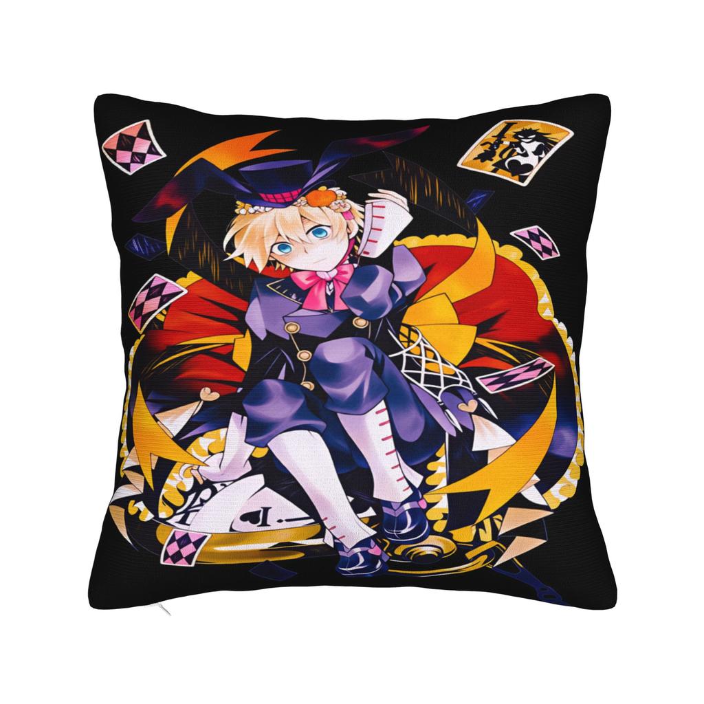 Pillow Case Ozz Manga Pandora Hearts Print  Pillow Cover For Sofa Home Decor Funny Pillowcases