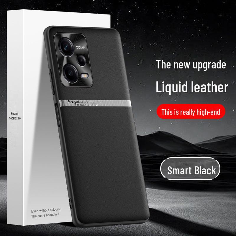 Redmi Note 12 Pro Liquid Leather Anti-Fall-Hülle