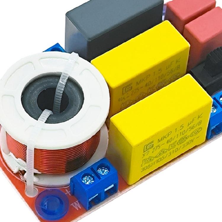 100W Crossover Filter Module 2 Way Speaker Frequency Divider for DIY Home Speaker Treble Bass Easy to Use