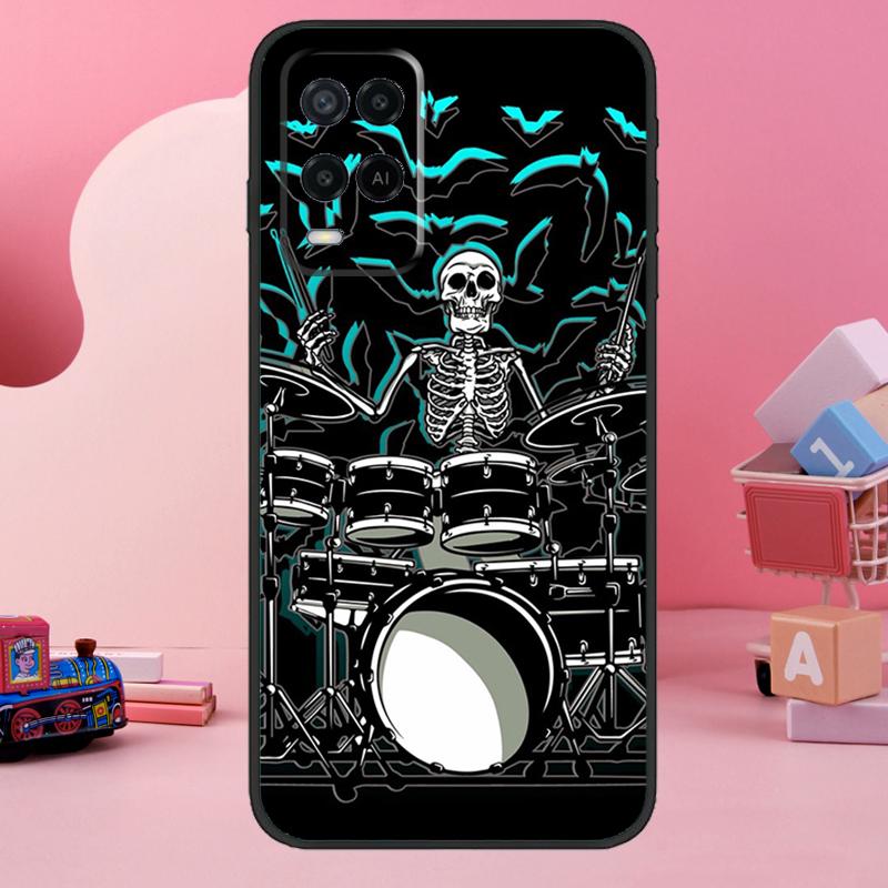 

Musical Drum Drumsticks Drummers Case For Oppo A18 A38 A58 A78 A98 A74 A54 A94 A80 A60 A40 A96 A76 A16 A15 A17 A57 A77 A5 Pro OPPO A78 5G