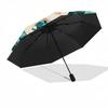 1 Stück Blumen-Fantasy-Regenschirm, Automatisches Öffnen/Schließen, Faltbares Design, Eisenrahmen, Für den Außenbereich, Festivalgeschenk, Geeignet für Fans, Reisen, Alltag