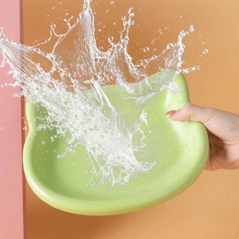 Cute Pastel Cat Shaped Pet Bowl 1PCS Non Slip Food Safe Material Feeding Dish for Household Cats Kittens
