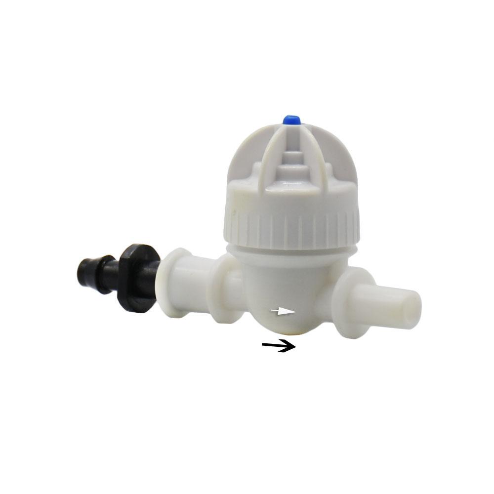 Garden Miniature Valve Anti Drip Valve Cross Mist Connector Drip Irrigation For Greenhouse Atomizer Nozzle Connector 8Pcs