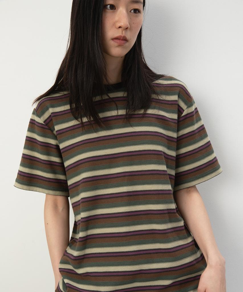THISISNEVERTHAT Inside Out Striped Tee Dusty Pink