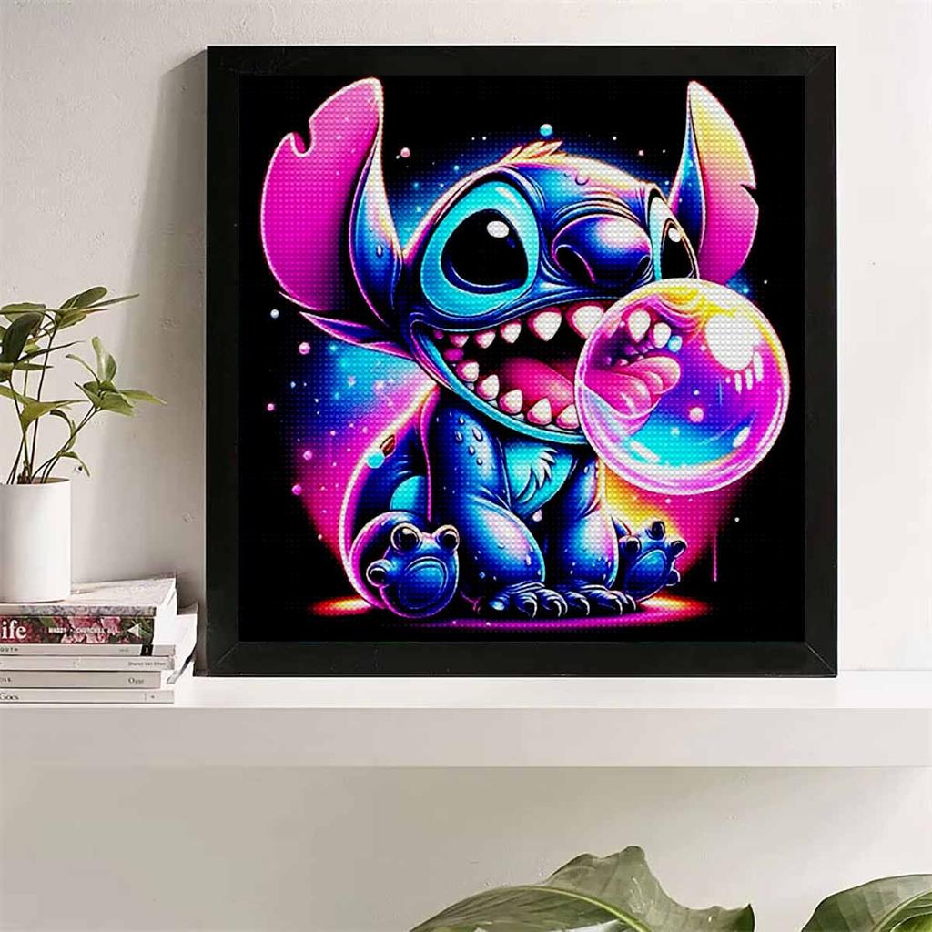 DIY Diamond Painting Stitch Blowing Bubbles Cross Stitch Kit Mosaic Art Diamond Painting Full Circle Diamond Home Decoration