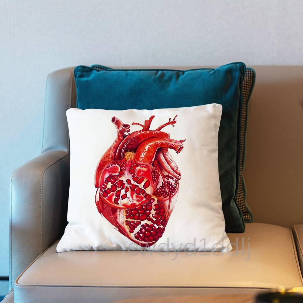 Fruit Pomegranate Painting Cushion Cover Pillow Cover Decor Pillowcase Printed Cushion Case For Couch