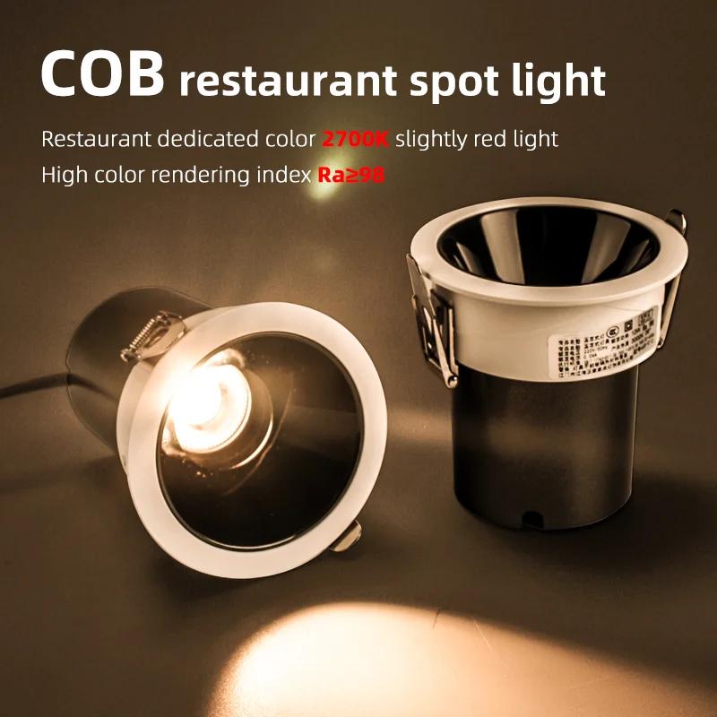 LED Downlight Ceiling AC110-240V 5W 7W 10W 12W 15W Spotlight Cold Warm White Round Recessed Lamp LED Spot Light Lighting