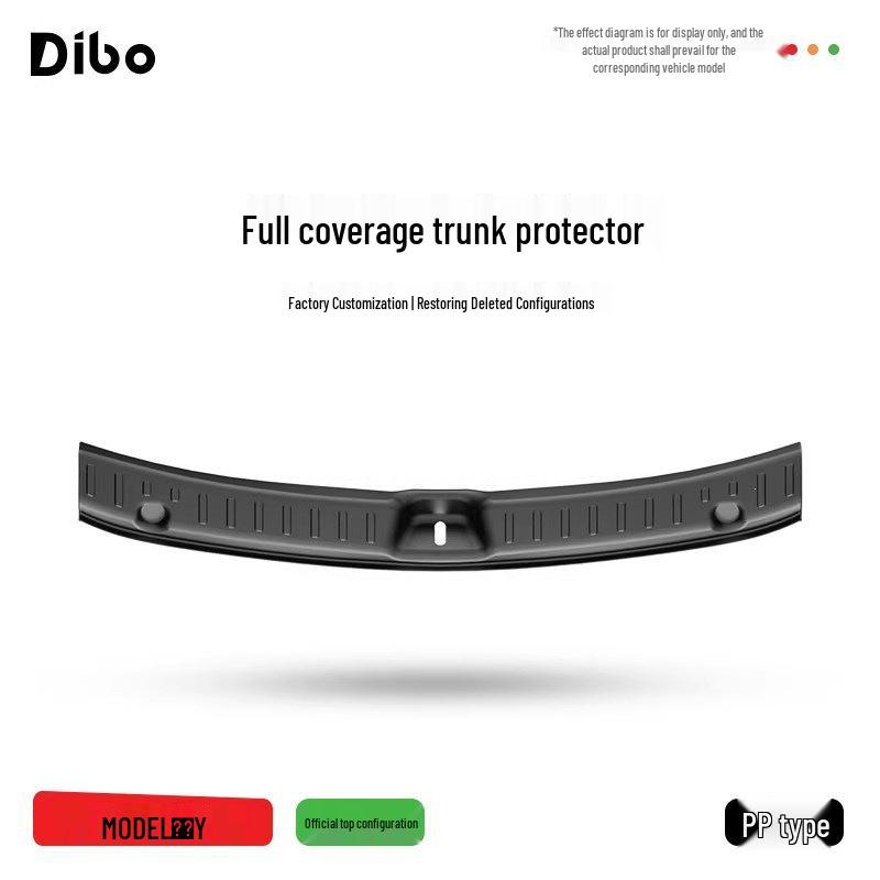 DiBo Trunk Sill Plate Protector for Tesla Model Y Tailgate Trim Tesla Model 3 Refreshed version