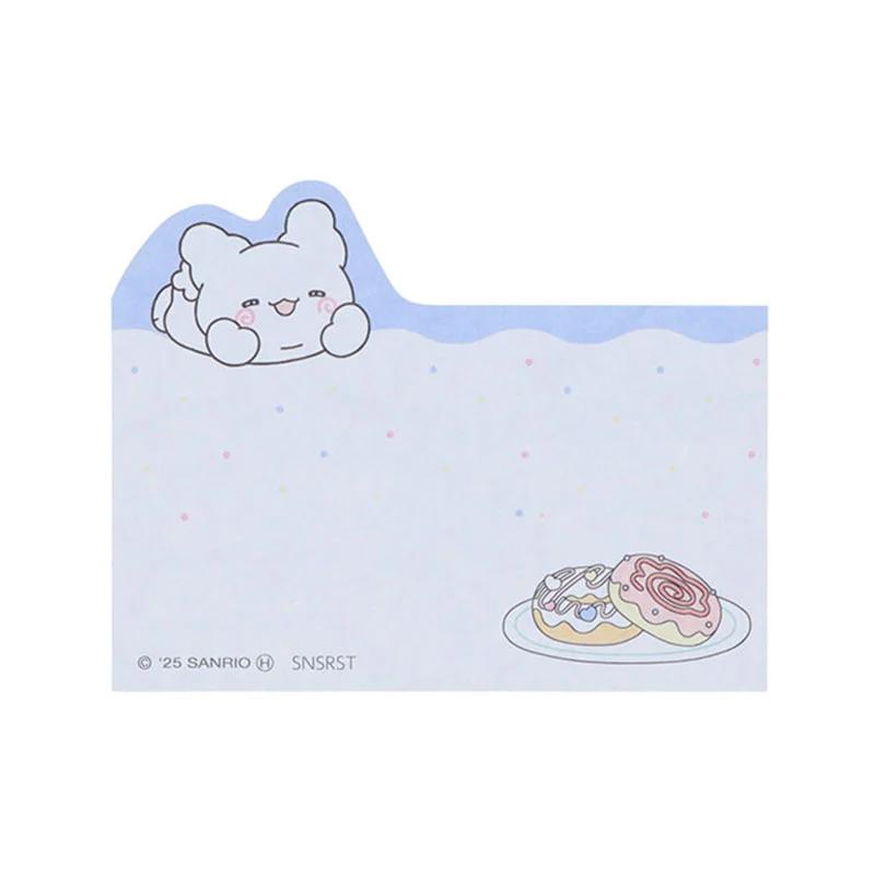 Sanrio HANAMARU OBAKE Block Sticky Notes ( Pastel Sweets Pop Blue ) Japan NEW