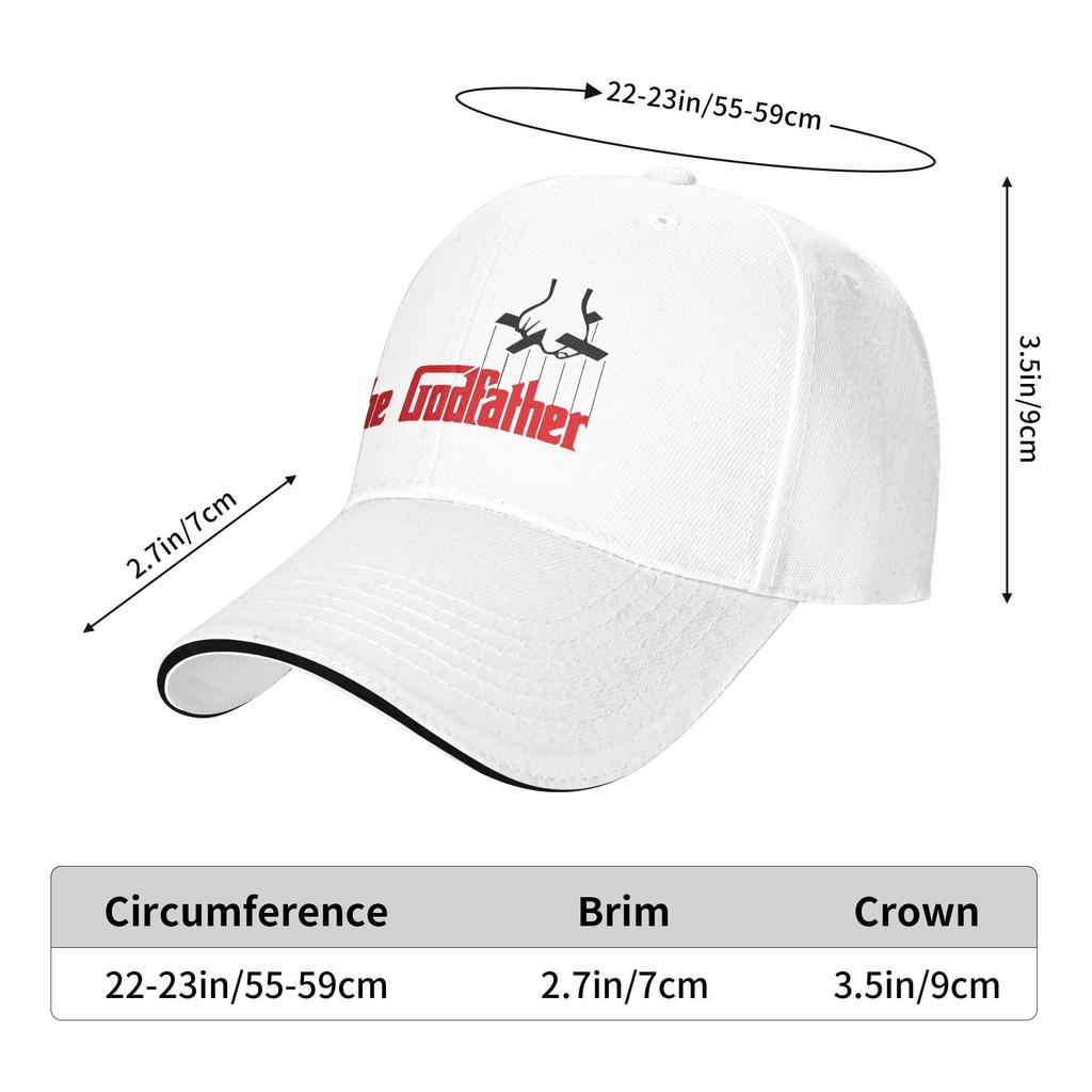 The Godfather Baseball Cap Film Women Unisex Custom DIY Trucker Hat Summer Vintage Hunting Camping Wholesale Snapback Cap
