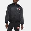 Jordan Jumpman Classics Solid Single-Breasted Long Sleeve Cotton Jacket Men Jackets Black CT3462-010