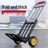 Foldable Portable Hand Cart - Heavy Duty Small Cargo & Shopping Trolley