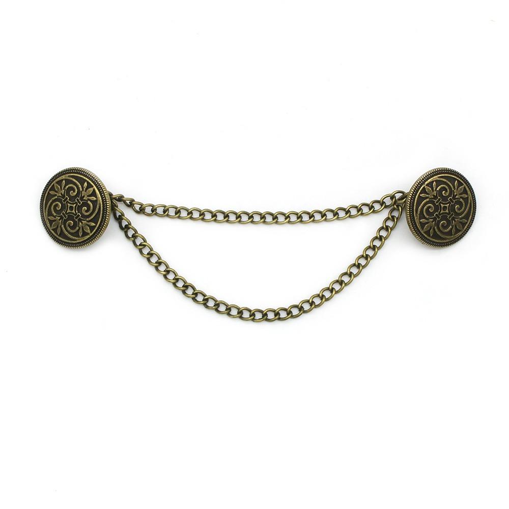 1 Piece Alloy Shawl Clips Decorative Cardigan Clips Vintage Scarf Brooch Pin For Shawl