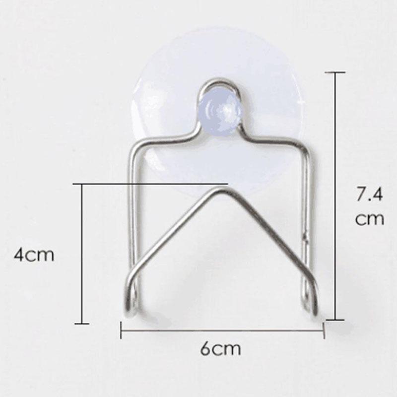 

Kitchen Stainles Steel Shelf Self-adhesive Sink Drying Wall Hook HIigh Quality Storage Organizer Easy Installation Sponge Rack